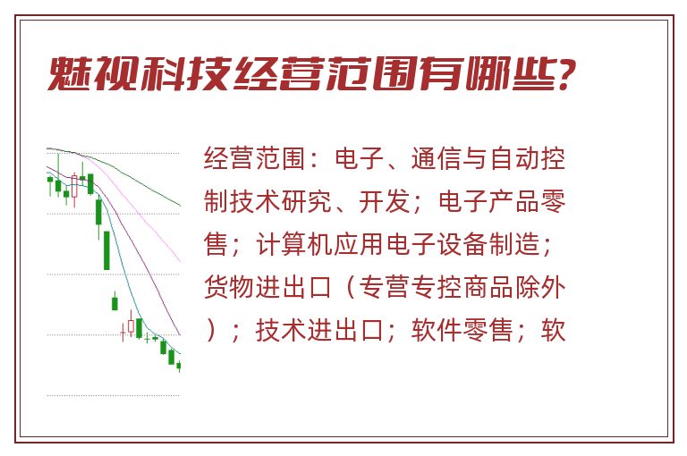 魅视科技经营范围有哪些？