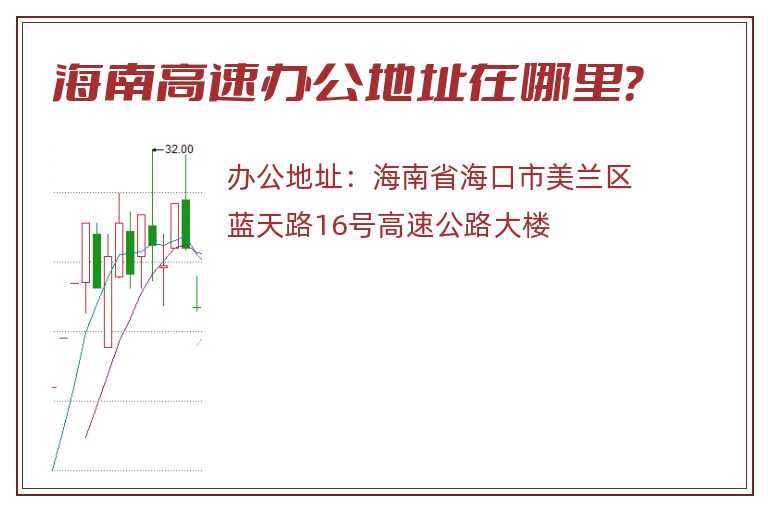 海南高速办公地址在哪里？