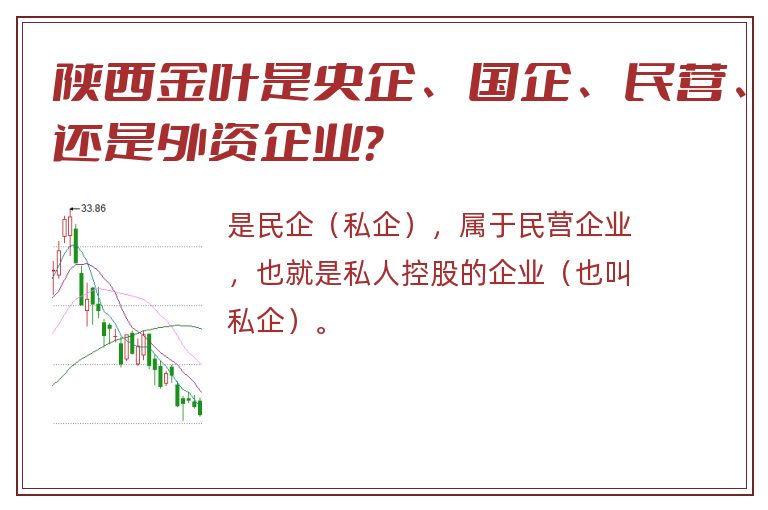 陕西金叶是央企、国企、民营、还是外资企业？