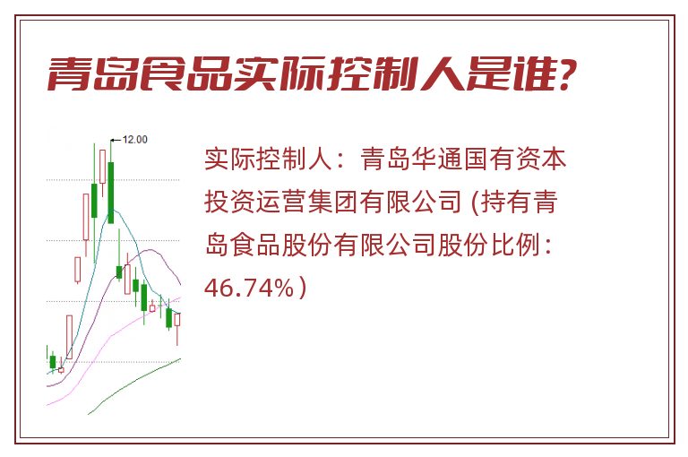 青岛食品实际控制人是谁？