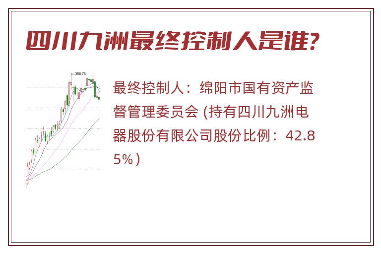 四川九洲最终控制人是谁？