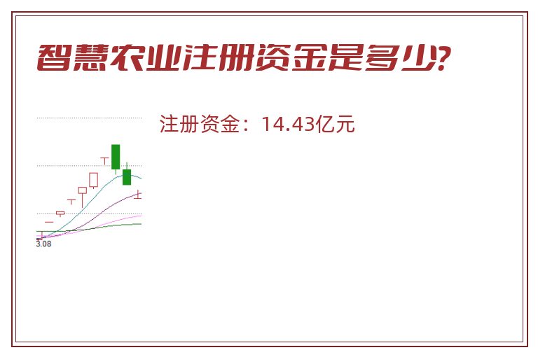 智慧农业注册资金是多少？