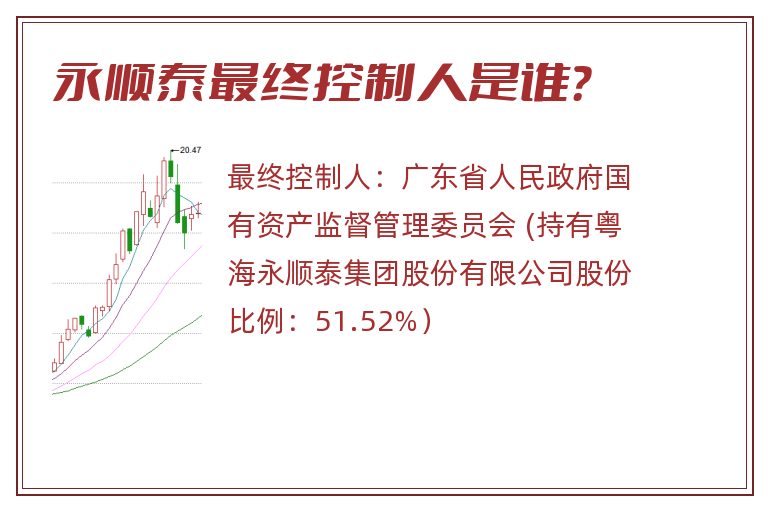 永顺泰最终控制人是谁？