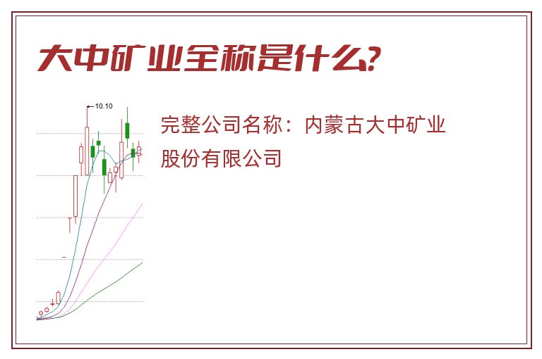 大中矿业全称是什么？