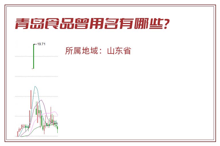 青岛食品曾用名有哪些？