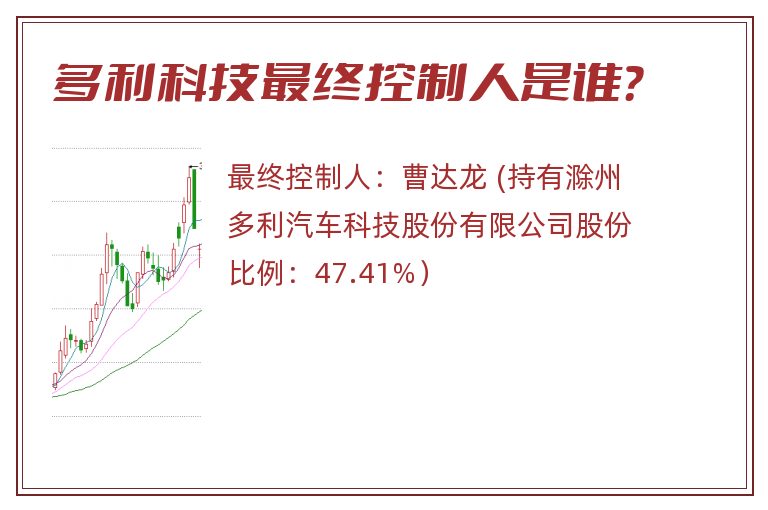 多利科技最终控制人是谁？