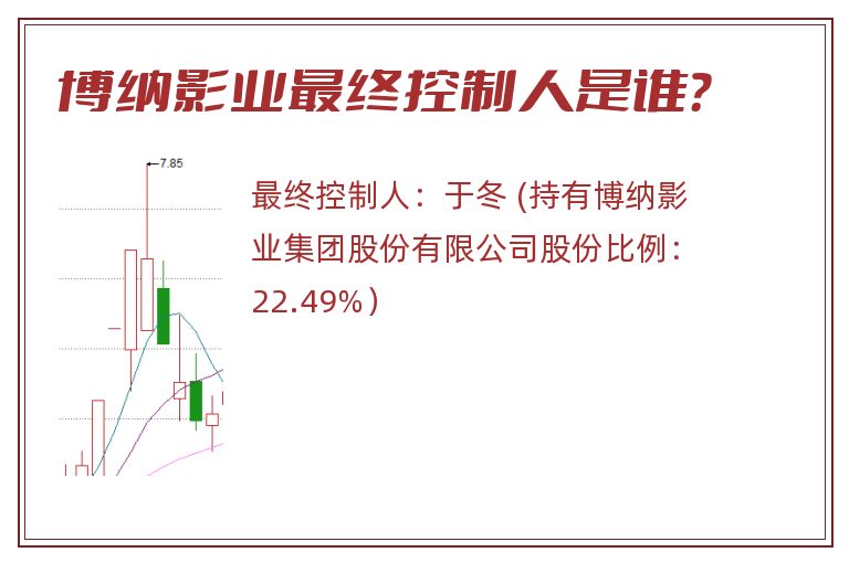 博纳影业最终控制人是谁？