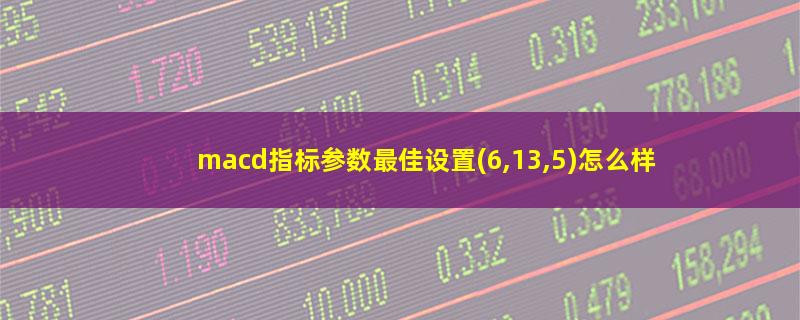 macd指标参数最佳设置(6,13,5)怎么样