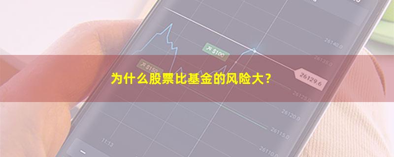 A股为什么股票比基金的风险大？